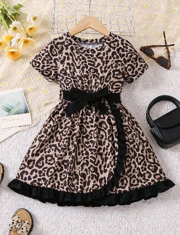 Rochie Shein Kids, animal print