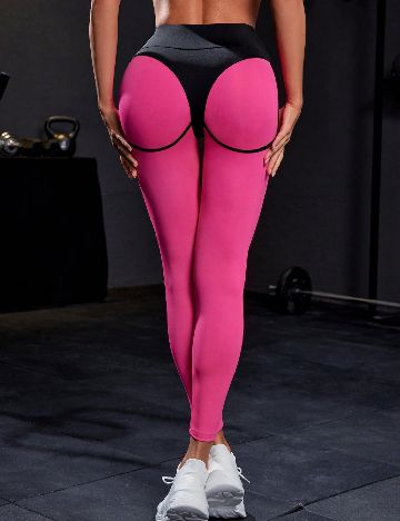 Colanti SHEIN, roz/negru