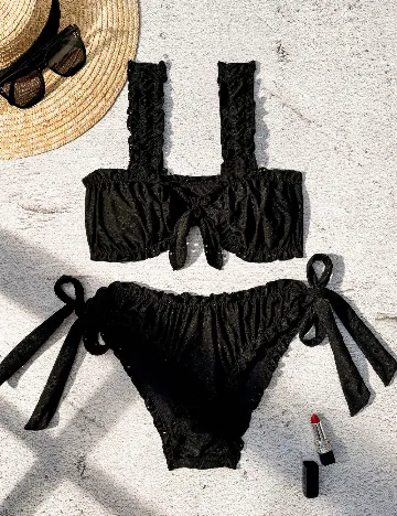 Costum de baie SHEIN, negru