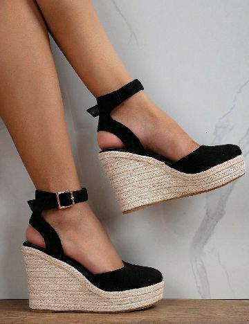 Sandale SHEIN, negru