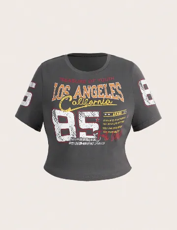 Top SHEIN CURVE, gri