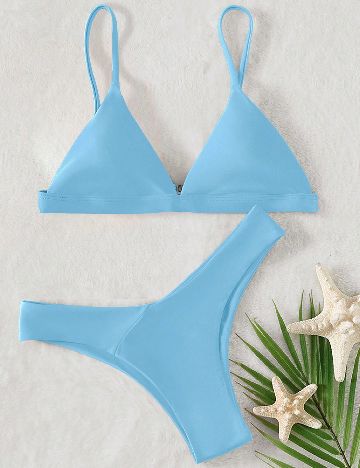 Costum de baie SHEIN, bleu