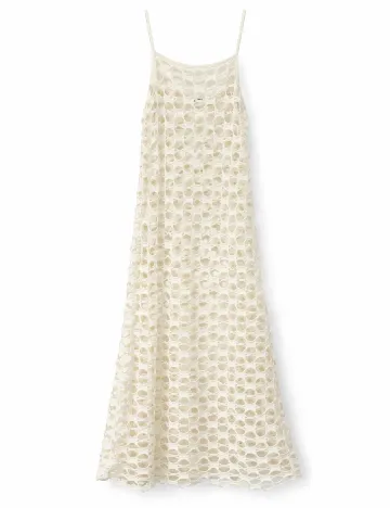 Rochie de plaja Zara, ecru