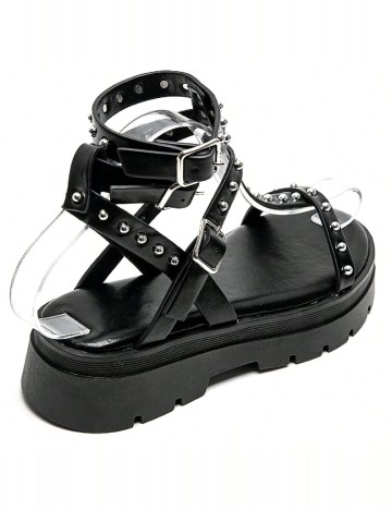 Sandale SHEIN, negru