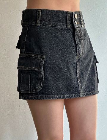 Fusta pantalon Dazy, negru