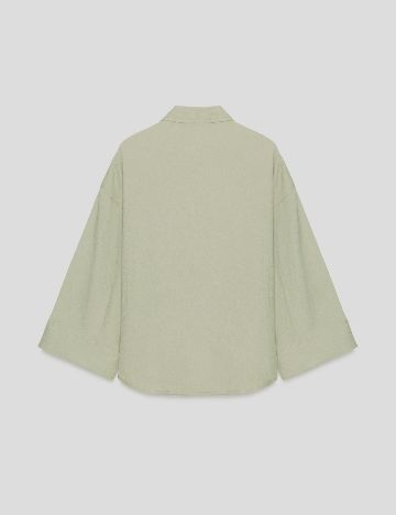 Camasa Oversize Zara, verde