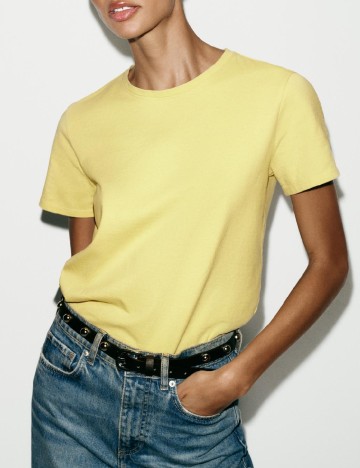 Tricou Zara, galben
