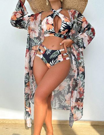 Costum de baie SHEIN, mix culori