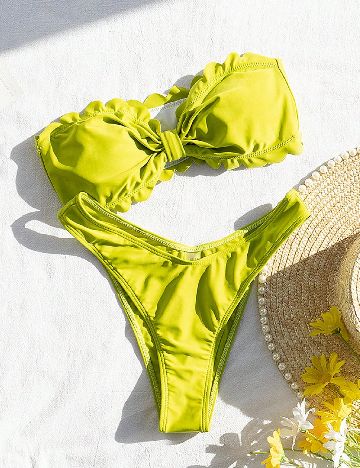 Costum de baie SHEIN, verde