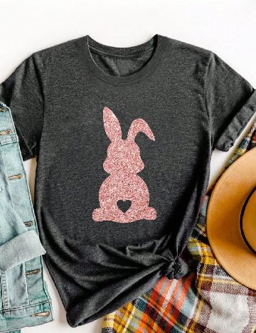 Tricou SHEIN CURVE, gri