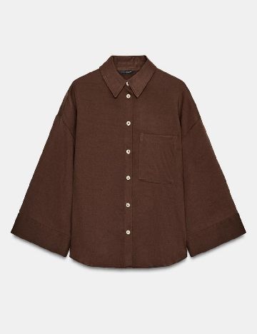 Camasa Oversize Zara, maro