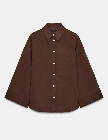 Camasa Oversize Zara, maro