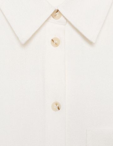 Camasa Oversize Zara, ecru