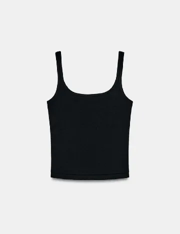 Top Zara, negru