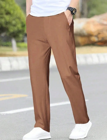 Pantaloni SHEIN, maro