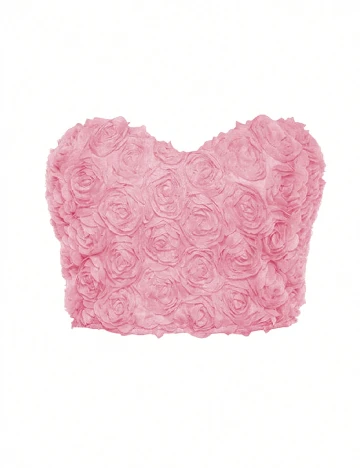 Top SHEIN CURVE, roz