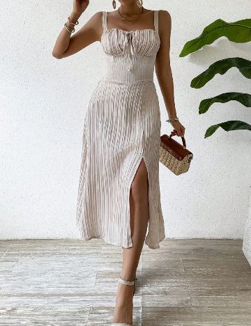 Rochie medie SHEIN, crem