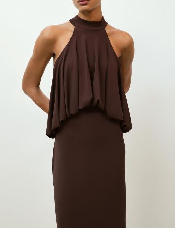 Rochie lunga Zara, maro