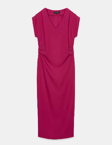 Rochie medie Zara, magenta