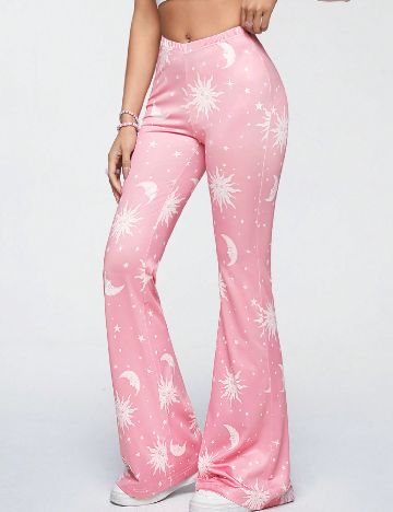 Pantaloni SHEIN, roz