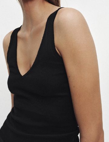 Top Zara, negru