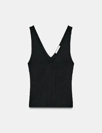 Top Zara, negru