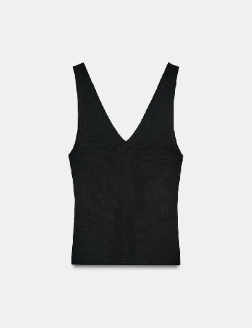 Top Zara, negru