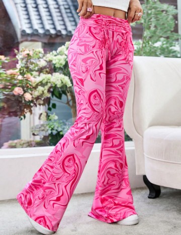 Pantaloni SHEIN, roz