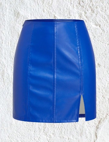 Fusta SHEIN, albastru