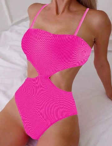 Costum de baie SHEIN, roz