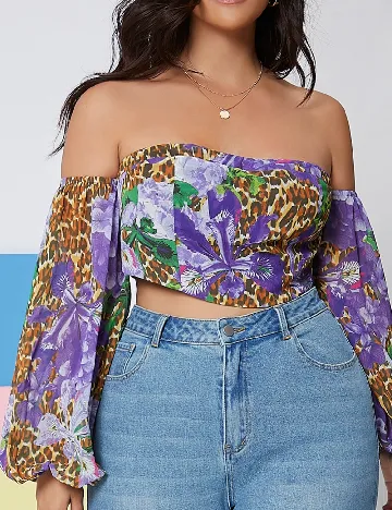 Top SHEIN CURVE, mix culori