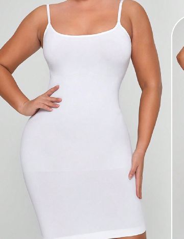 Rochie modelatoare SHEIN, alb