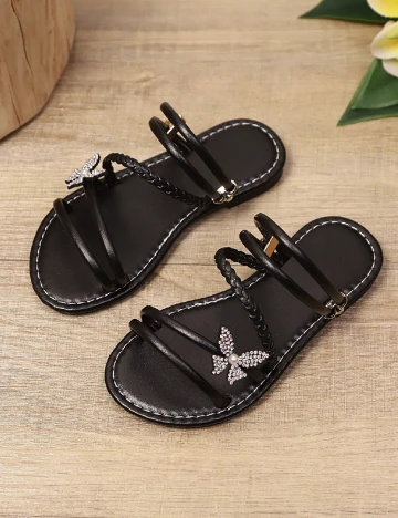 Slapi Shein Kids, negru