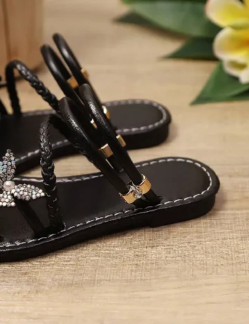 Slapi Shein Kids, negru