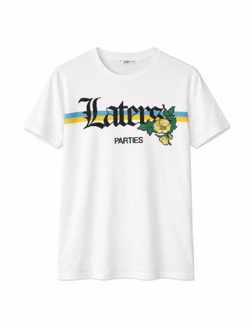 Tricou Pull&Bear, alb