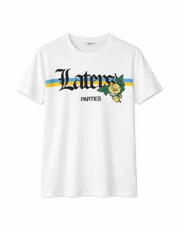 Tricou Pull&Bear, alb