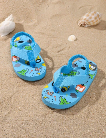 Slapi Shein Kids, albastru