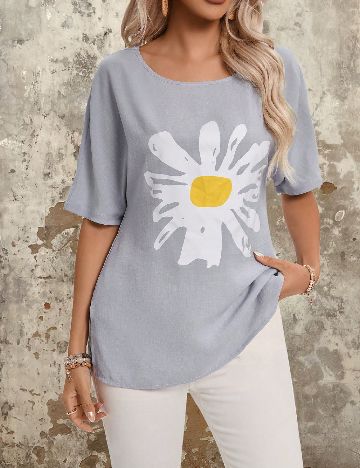 Bluza Emery Rose, albastru