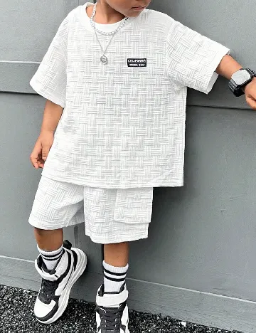 Compleu Shein Kids, alb