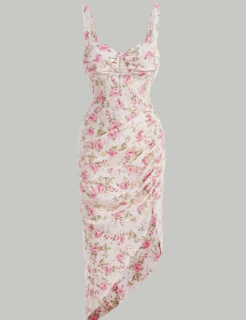 Rochie scurta SHEIN, floral print