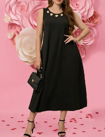 Rochie medie SHEIN CURVE, negru