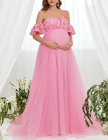 Rochie lunga Faeriesty Maternity, roz