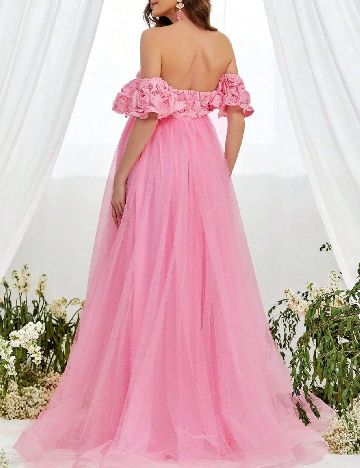 Rochie lunga Faeriesty Maternity, roz