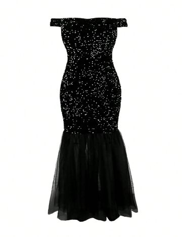 Rochie medie SHEIN CURVE, negru