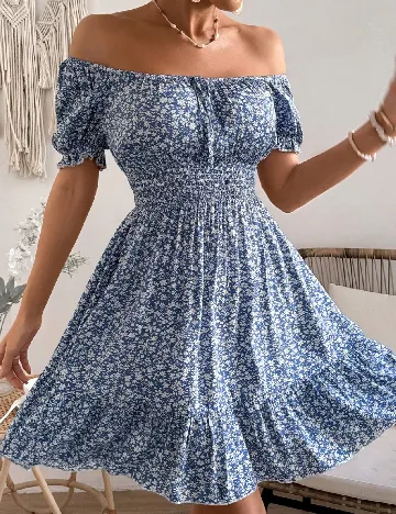 Rochie scurta SHEIN, albastru