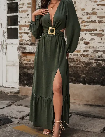 Rochie lunga SHEIN, verde