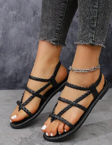 Sandale SHEIN, negru