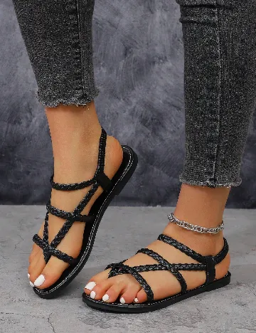 Sandale SHEIN, negru