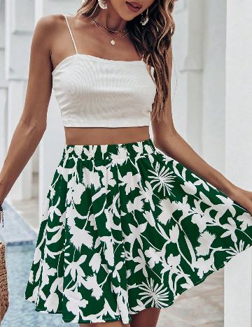 Pantaloni scurti SHEIN, verde