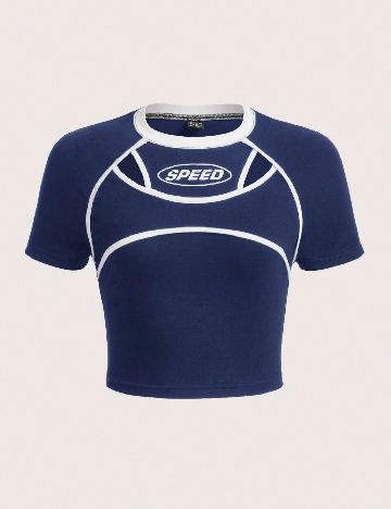 Top SHEIN, bleumarin